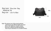 Bolso de hombro de nailon Simple para mujer, bolsa de mensajero impermeable, bolso de compras, bolso de viaje, Bolso pequeño ligero, bolso de ocio - details 0