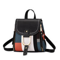 Mochila de cuero PU de alta calidad para mujeres bolso escolar multiusos para adolescentes bolso de hombro chaleco bolso de mano mochila cruzada - details 14