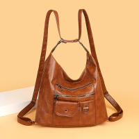 Bolsos de Hombro de Cuero PU Suave de Lujo Multi Bolsillos para Mujeres Bolsa Tote Europea de Gran Capacidad para Compras Bolsa Cruzada Hobo - details 6