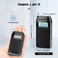 RETEKESS PR12 Radio FM AM Mini Pocket USB Radio Mp3 Portable Receiver Backlit Display Digital Stereo Support TF Card For Elderly - details 3