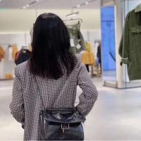 Bolso cruzado de cuero PU para mujer, Cartera de hombro, bolso de mano, bandolera con cadena, bolsillo negro - details 6