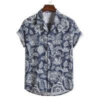Camisa floral holgada y holgada informal para vacaciones en la playa de Hawaii - details 28