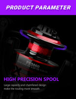 Carrete de Pesca DEUKIO Drag Max 12KG Carretes de Metal Ideal para Accesorios de Pesca - details 6