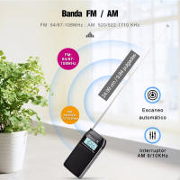 RETEKESS PR12 Radio FM AM Mini Pocket USB Radio Mp3 Portable Receiver Backlit Display Digital Stereo Support TF Card For Elderly - details 0