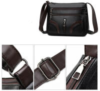 Bolso de hombro de cuero PU para mujer, bandolera versátil, Retro, Simple, informal, regalo para madre de mediana edad - details 21