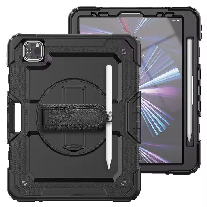 Funda para iPad de DANYCASE resistente y pesada compatible con modelos 10.2 9th Generation 9.7 Air 3 10.5 Air 4 5 10.9 10th Pro 11 12.9 Mini 6 5 - 1