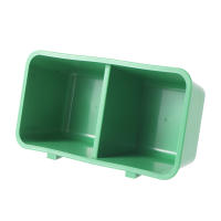 Comedero para pájaros de doble cuenco, dispositivo para comer bebidas de agua, comedero para loros y palomas, dos usos para alimentar y beber, 2 piezas - details 3