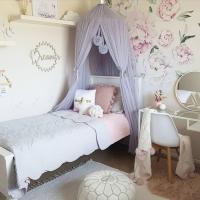 Cuna de Tienda para Bebés Ins para Niños con Malla Encrptada con Estrellas de Princesa Diseño de Domo Transpirable Material Amigable con la Piel - details 4