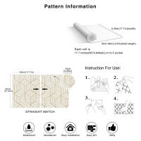 5mHome Decoration Geometric Hexagon Wallpaper Peel And Stick Wallpapers Removable Self Adhesive Stickers Vinyl Paper For Bedroom - details 9
