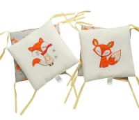 Cojín de Seguridad para Niños Protector Anti-colisión y Anti-caída Decoración de Habitación Espalda de Cama para Niños Material de Seda/Algodón Forma de Cojín Recomendado para Ambos Sexos - details 2