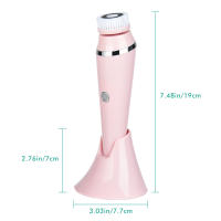 Cepillo de Limpieza Facial Eléctrico para Cuidado de la Piel Vibración para Eliminar Maquillaje Silicona para Lavado de Poros y Espinillas - details 6