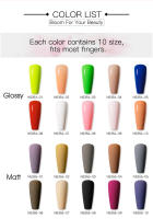 NAILWIND-Juego de manicura para extensión de uñas, herramienta de Arte de uñas postizas a presión, pegamento para uñas de cubierta semicompleta, puntas acrílicas - details 18
