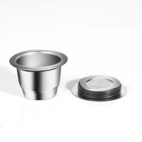 Cápsula de Café Reutilizable para Nespresso en Acero Inoxidable con Almohadilla y Anillo de Dosificación Refillable para Tazas de Espresso - details 7