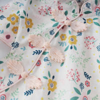 Mono sin mangas de algodón con estampado floral para bebé - details 7
