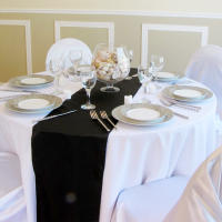 Mantel de Satén de Lujo para Bodas y Eventos 10PCS Decoración de Mesa de Boda para Casa Lienzo de Mesa de Dinner Hecho en China Material de Poliéster - details 2