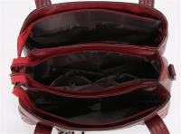 Bolso de mano con colgante de lujo para mujer, bandolera de cuero PU, de gran capacidad, con asa - details 19