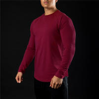 Camiseta de Algodón con Mangas Raglan Cómoda para Entrenamiento de Primavera/Otoño - details 7