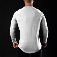 Camiseta de Algodón con Mangas Raglan Cómoda para Entrenamiento de Primavera/Otoño - details 10