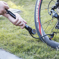 120psi Bicycle Floor Standing Pump Presta Schrader Dual Valve Conversion MTB Road Bike Mini Portable Tire Pump Inflator - details 7
