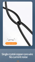 VAORLO 4D Dual Drive Hifi Heavy Bass Music Wired Earphones Stereo In-Ear 3.5MM AUX With Mic Earbuds Sports Music Gaming Headsets - details 8