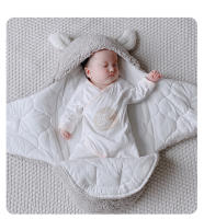 Mantas suaves para bebé recién nacido, sacos de dormir de lana de invierno, ropa de cama gruesa para recién nacido, saco de dormir cálido para bebé de 0 a 9 meses - details 4