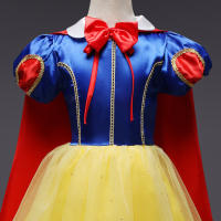 Girls Snow White Dress Kids Princess Dress Up Costumes Toddler Snow White And Huntsman Fancy Clothing Christmas Party Outfits - details 2