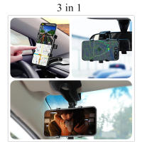 Soporte de teléfono 3 en 1 para coche, espejo retrovisor de salpicadero para teléfono móvil, navegación GPS, soporte de teléfono automático ajustable para iPhone 13 - details 12