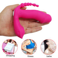 Vibrador portátil 3 en 1, slicone, estimulador anal del clítoris vaginal, carga USB magnética, control remoto, 7 modos, para mujeres y parejas. - details 8