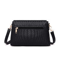 Bolso de hombro pequeño para mujer, bandolera de piel sintética suave con solapa, diseño Simple - details 10
