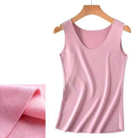 Chaleco deportivo para mujer Tops térmicos de lana cálidos de invierno - details 12