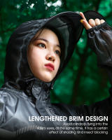 WEST BIKING-chubasquero impermeable para ciclismo para hombre y mujer, camiseta reflectante para bicicleta eléctrica, chaqueta deportiva para bicicleta de montaña y carretera - details 5