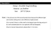 Bolso cruzado de piel sintética para mujer, bandolera informal de diseñador de lujo, a la moda - details 0