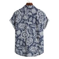 Camisa floral holgada y holgada informal para vacaciones en la playa de Hawaii - details 29