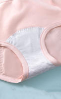 Bragas de Algodón para Mujeres Estilo BRIEF 5Pcs Cintura Alta a Prueba de Fugas Ropa Interior Femenina de Periodo Widen Physiological Underwear Briefs Dropshipping - details 3