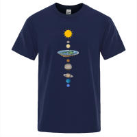 Camiseta con Estampado de Planetas del Sistema Solar para Hombre, Prenda Holgada, Manga Regular, Diseño Cósmico, Ropa de Moda, Informal, Gran Tamaño - details 19