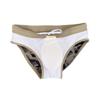 Jessborn-Calzoncillos de baño con copa para hombre, bañador de camuflaje antideslizante, sexy, de cintura baja, para playa y verano - details 14