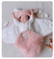 Mantas suaves para bebé recién nacido, sacos de dormir de lana de invierno, ropa de cama gruesa para recién nacido, saco de dormir cálido para bebé de 0 a 9 meses - details 12
