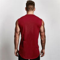 Camiseta de Boxeo Fitness para Hombres Diseño de Letras Sueltas Algodón Lavado en Máquina - details 10