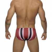Jessborn pantalones de natación triangulares a rayas verticales para hombre, pantalones de natación sexys de tiro bajo, pantalones cortos deportivos para surfear en la playa, primavera caliente - details 2
