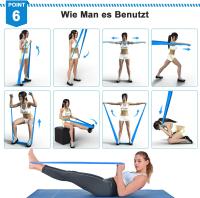 Bandas elásticas para Fitness, 3 uds., bandas de resistencia, cintas elásticas para Fitness, Yoga, Pilates, Crossfit, estiramiento, equipo de entrenamiento Muscular - details 6