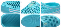 New Brand Hole Shoes Men Gray Garden Casual Rubber Clogs For Men Male Slippers Summer Slides Swimming Jelly Shoes Men Slippers - details 3