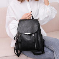 Mochila antirrobo de cuero suave para mujer, bolsos escolares de gran capacidad, bolsos de viaje, diseñador de lujo, moda - details 4