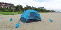 Tienda de Playa Grande para 4 Personas Refugio Solar Protector UV Ideal para Jardín, Parque, Barbacoa, Patio, Pesca - details 17