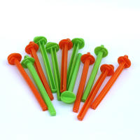 Soporte para percha para jaula de pájaros, plataforma de jaula para periquitos canarios, pinzón de plástico para pájaros, Color aleatorio, 2 uds. - details 2