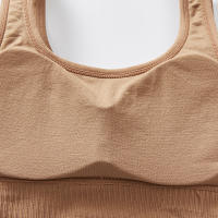 Top de Deportiva de Algodón para Mujer Sexy Lencería de Color Sólido Cómoda Ropa Exterior - details 10