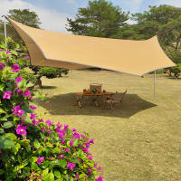 Vela de Sombra Impermeable Octagonal Grande 5.1x5.1m Venta de Campamento de Trompo de Sol para Jardín al Aire Libre Playa Turista - details 13
