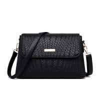 Bolso de hombro pequeño para mujer, bandolera de piel sintética suave con solapa, diseño Simple - details 6