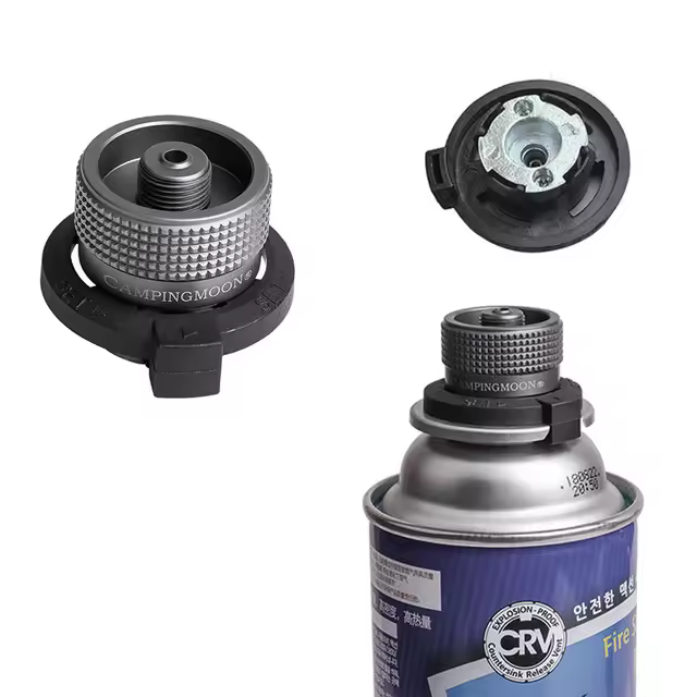 Trípode para exteriores, adaptador para contenedor de butano, conector para estufa plegable, soporte para soporte de gas, equipo de camping - 1