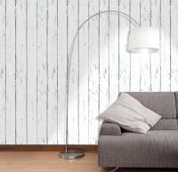 Home Decor White Wood Wallpaper Peel and Stick TV Background Self Adhesive Wallpaper Removable Wall stickers For Bedroom Kidroom - details 1