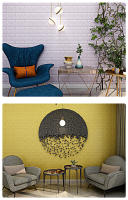 38*35cm Self-adhesive 3D Brick Wallpaper PE Foam Wall Panels Stickers Waterproof Wallpaper Home Decoration - details 9